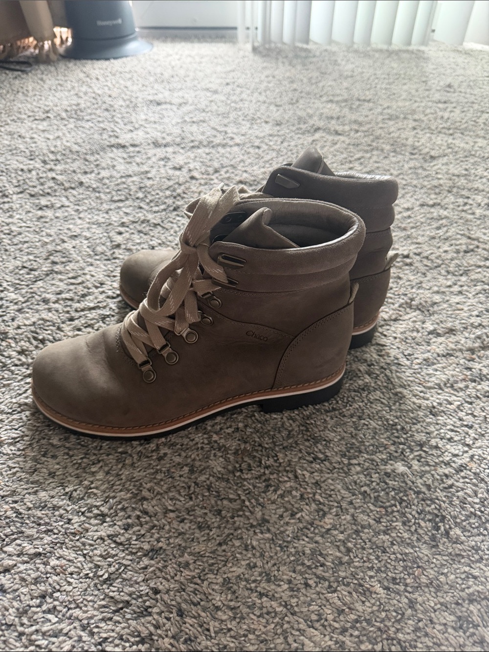 Chaco Women's Taupe Lace-Up Outdoor Boot